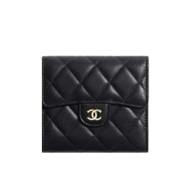 Ch*el classic small flap wallet gold hardware ap0231 y01295 c3906 （10.5cm*11.5cm*3cm）